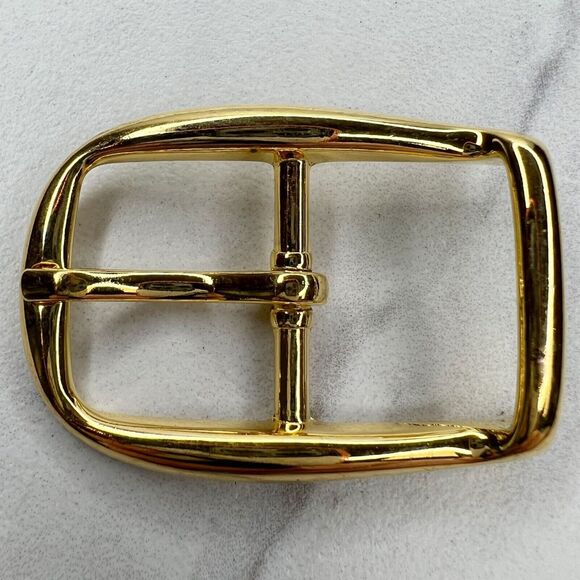 Vintage Other - Vintage Gold Tone Simple Basic Belt Buckle for up to 1 Inch Belt
